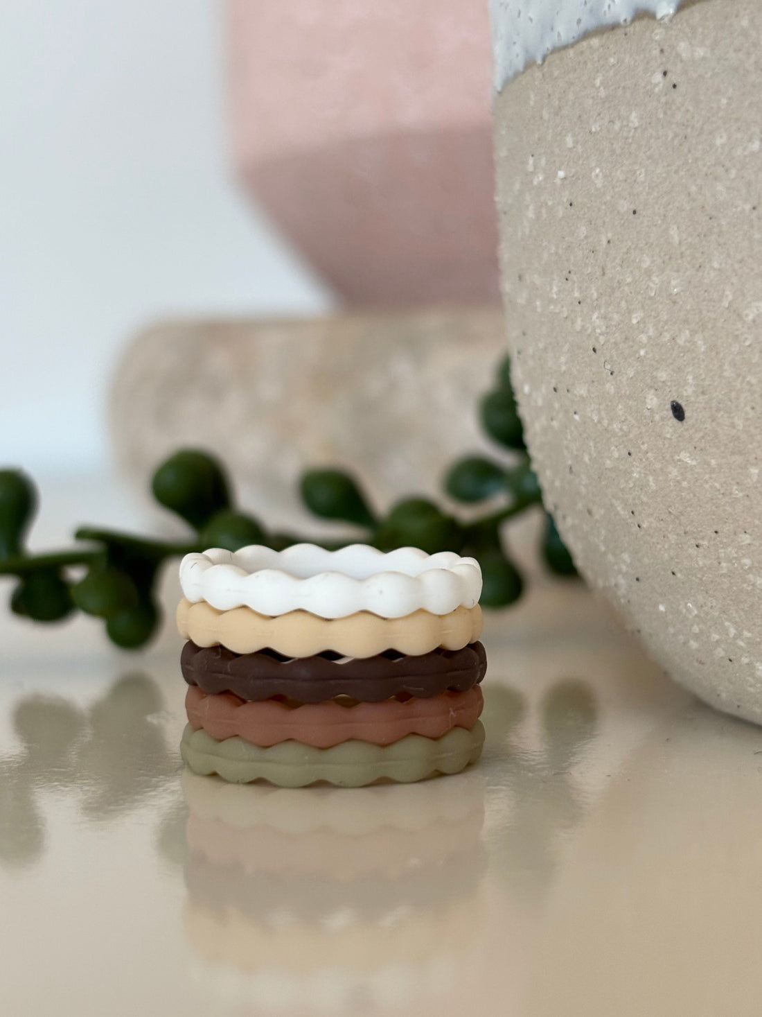 Jaspa - Set of 2 Women's Silicone Rings