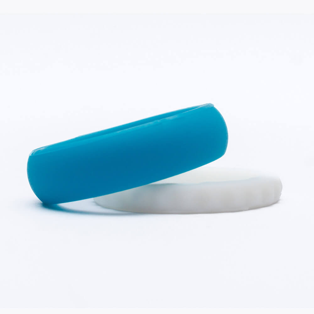 Oceans - Set of 2 silicone women's rings