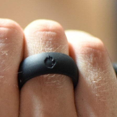 Men's 'Bold' silicone ring