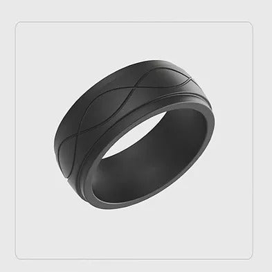 Men's 'Forever' silicone ring