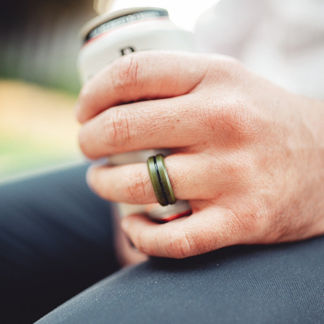 Men's TRAX Silicone Wedding Rings TUFF Rings Australia