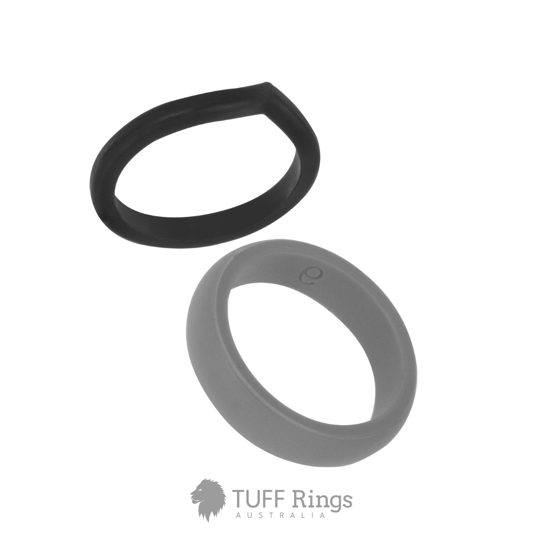 'After Dark' Women's Silicone Ring Set