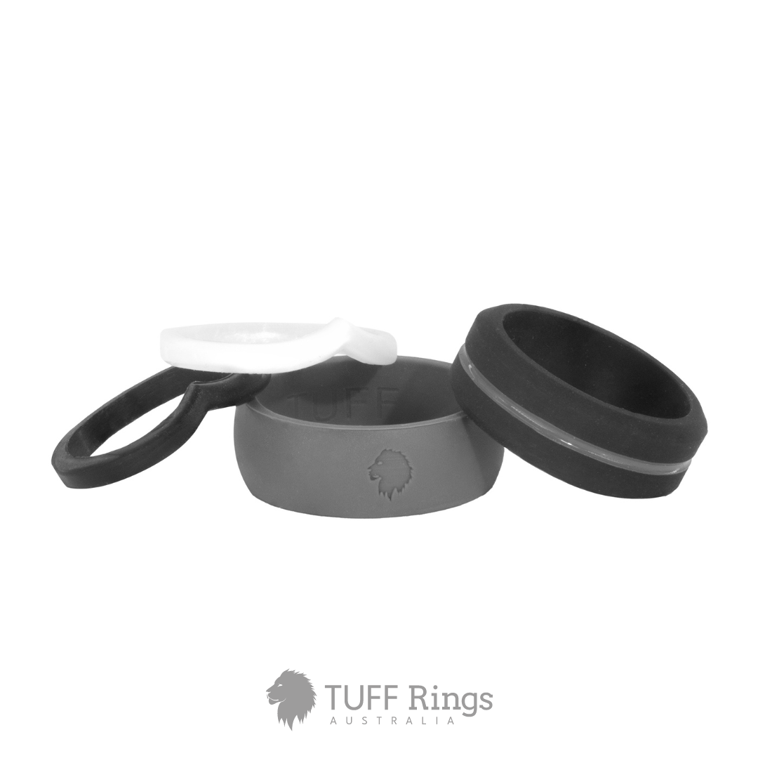 His' N' Hers 'Honeymoon' Silicone Ring Set For Couples
