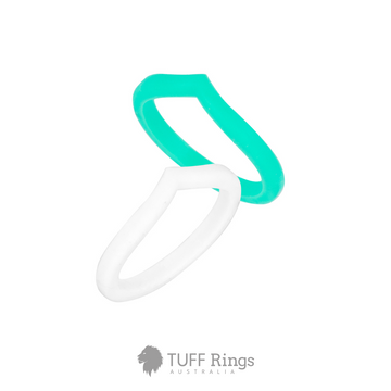 'Cool Mint' Women's Silicone Ring Set