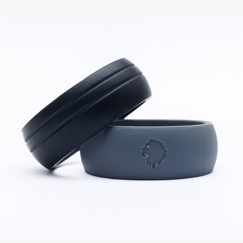 Classic Groom - Set of 2 classic men's silicone rings - TUFF Rings ...