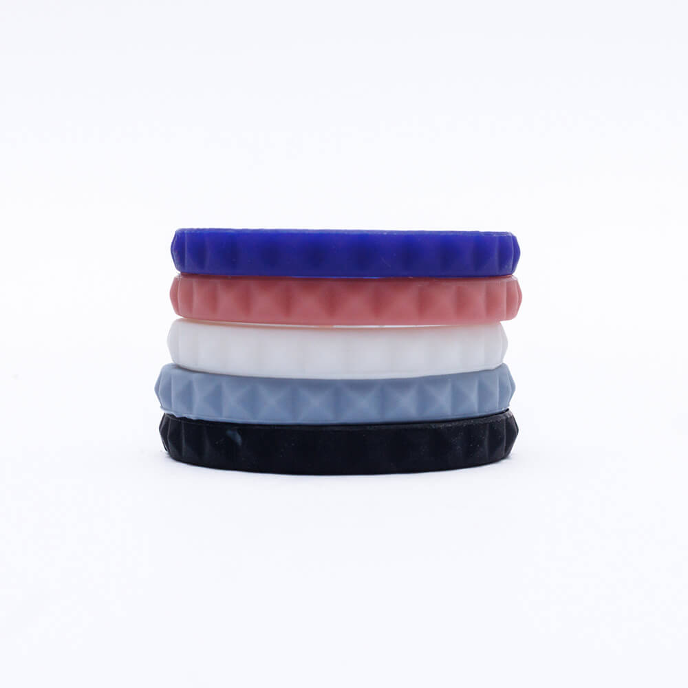 Women's 'Stud stackable' silicone ring